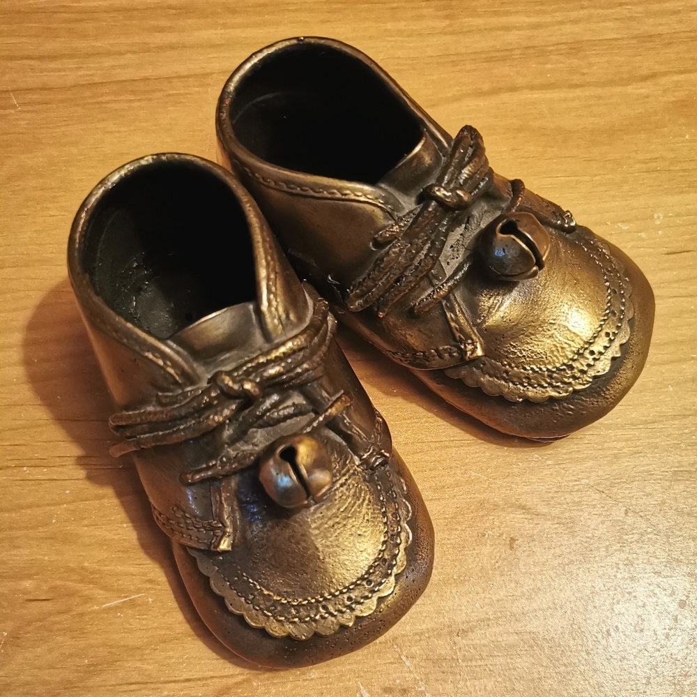 Vintage Bronze Shoes - Picture 1 of 6